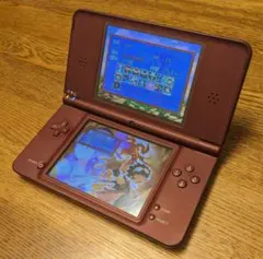 【動作品】DS i LL 充電器付 風来のシレン5付 DSiLL ワインレッド