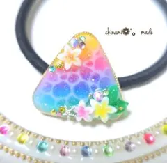 レジンヘアゴム ハンドメイド くじら 海塗り プルメリア ヒトデ【№118