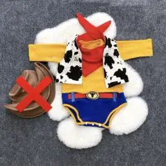 ロンパース　カウボーイコスチューム 3点セット 90センチ　ウッディー