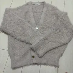 NICE CLAUP カーディガン ピンク