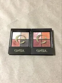 excel エクセル アイシャドウ 2種