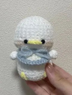 水色よだれかけひよこ（キーホルダー付）