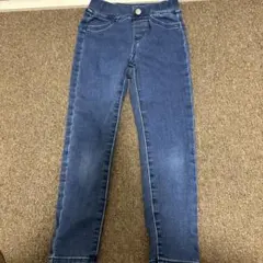 デニムブルー スキニーパンツ 110cm~