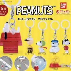 めじるしアクセサリー クラシックver. 全6種セット　PEANUTS ガチャ
