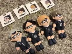 ハイキュー!! ジロリぬいぐるみ　稲野崎高校　コンプリート　４点 ハイキュー!! ジロリぬいぐるみ 稲野崎高校 コンプリート 4点 - メルカリ