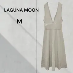 LAGUNAMOON Vネックニットワンピース 大人っぽ