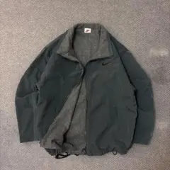 90s NIKE ナイロンジャケット　ドローコードoldnike 裏フリース