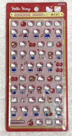ボンボンドロップシール　サンリオミニ　ハローキティ赤