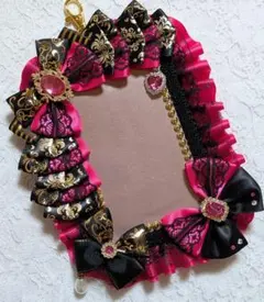 デコケース B7サイズ 18 ショッキングピンク ブラック