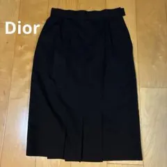 Diorブラック プリーツスカート ひざ丈のサムネイル