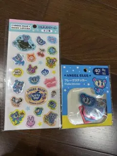 新品未開封 ANGEL BLUE エポキシシール & フレークステッカーセット