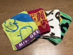 Mrs. GREEN APPLE タオル 4枚セット