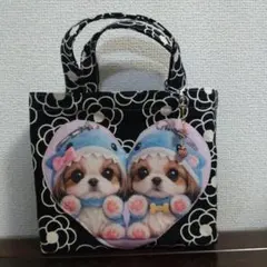 トートバッグ サイドポケットつき ねこちゃん ハンドメイド - メルカリ