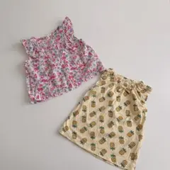BREEZE ベビー服 80cm パイナップルトップス 夏服 女の子80のサムネイル