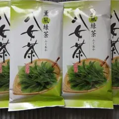 九州銘茶 八女茶 4袋　　煎茶 緑茶 お茶 日本茶 茶葉のサムネイル