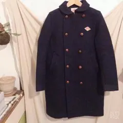 ダントン ロング コート ネイビー 34 モッサ Danton 紺