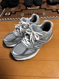 美品　ニューバランス990v5 グレー　27㎝　Dワイズ