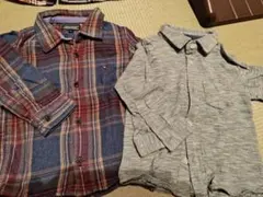 【トミーフィルガー他】長袖ポロシャツ（80〜90cm位）2枚セット