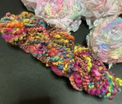 misoえむ さん♡ 37.5g  紡ぎ糸 素材糸