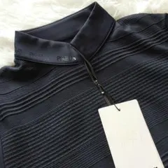 PIKEUR　ピカー　ハイネック　シャツ　ブラック　立体的な生地　乗馬　馬術