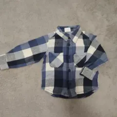 BREEZE チェック柄 長袖シャツ サイズ80