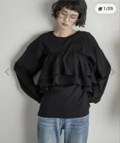 THE YON ビスチェ付き長袖カットソー