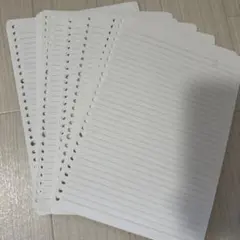 大量 全新 B5 横線ルーズリーフ ＋ B5 横線ノート 2冊セット まとめ売り