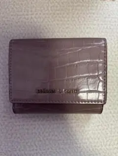 CHARLES & KEITH ピンク 三つ折り財布