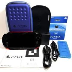 PSVITA 本体 PCH-2000 レッド/ブラック おまけ付