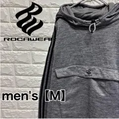 【ROCAWEAR】スウェット　パーカー　古着【メンズM】グレー　J14のサムネイル