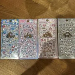 プチドロップステッカー 4枚セット ぷくぷくあわわちゃん