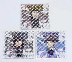 忍たま乱太郎マンチョコ 土井半助 山田利吉 山田伝蔵 シール ステッカー