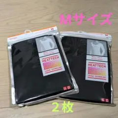 【未使用】ヒートテック UネックT(八分袖) M ブラック 2枚セット