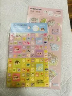 クレヨンしんちゃん タイルシールふわふわシールセット　セリア　新品