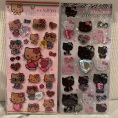 キラキララインストーンシール キティ2種