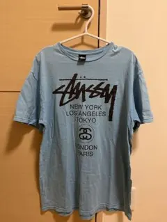 《希少カラー》STUSSY ワールドツアー 水色 XLのサムネイル