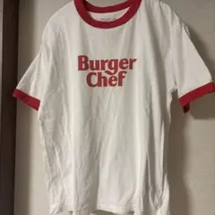☆ニコアンド☆ リンガーTシャツ ホワイト×レッド　フリーサイズ