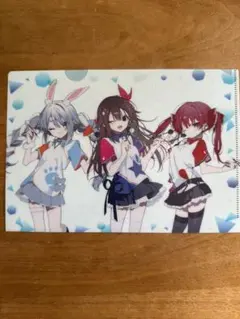 ⁠【新品未開封/A5】ホロライブ×ダーツライブクリアファイル そらぺこらマリン⁠