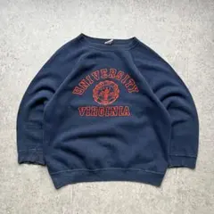 60s~70s ベルバシーン カレッジプリント スウェット USA製