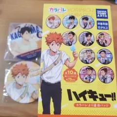 ⚠️箱は折り畳みます。　ハイキュー!!　缶バッジ