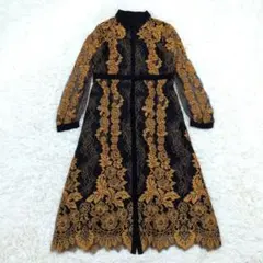【石原さとみさん着用】ダイアグラム 総レース　ロングワンピース 高級　完売品 石原さとみさん着用】ダイアグラム 総レース ロングワンピース 高級