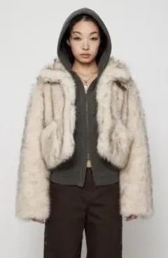 【LAGUAGEM】 POCKET POINT FAUX FUR コートのサムネイル