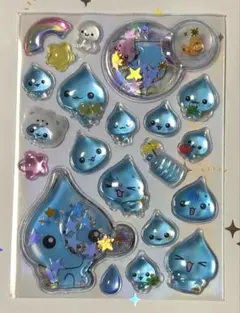 m*o様 しずくちゃん ボンボンドロップシール お裾分け