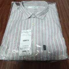 最終値下げ☆新品☆クロコダイル☆ストライプ 長袖シャツ