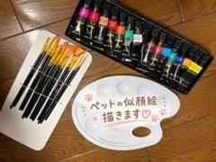 ペット似顔絵描きます　アクリル画 オーダー