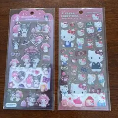 未使用、サンリオ、シール、2点セット