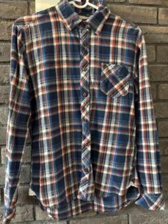 Nachu & Diary チェック柄長袖シャツ