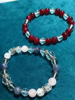 パワーストーンブレスレット2本セット