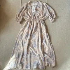 新品・未使用 Collecala フラワープリント ロングワンピース 2XL