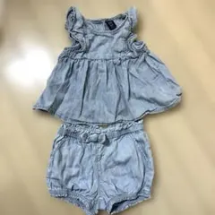 Baby Gap デニム コットン セットアップ 12-18m